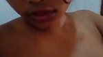 Beautiful girl showing her boobs  pressing