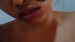 Beautiful girl showing her boobs  pressing
