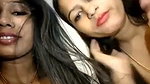 Sexy two girls showing  giving Blowjob