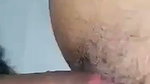 Boyfriend taping his dick on gf pussy  cum on her