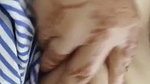 Hot lady show her huge boobs