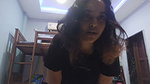 Sexy babe lewd dancing on music