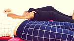 Uncle fuck neighbour girl on bed