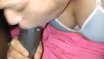 Hot aunty give Blowjob to big dick