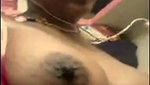 Sexy aunty showing her boobs on vc