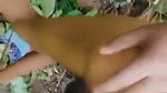 Aunty giving Blowjob  fuck in jungle