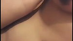 Beautiful girl showing boobs  bath