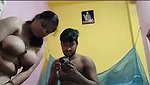 Boyfriend fuck hard his gf on bed