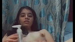 Beautiful sexy girl fingering  rubing her pussy  enjoying