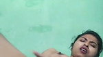 Sexy beautiful girl rubing her wet pussy  enjoying the pain