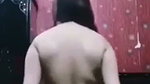 Beautiful girl showing her ass