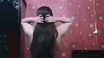 Beautiful girl showing her ass