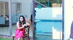 Resmi R Nair Pool Side Sensual Photoshoot Video  1080 X 1920