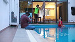 Resmi R Nair Pool Side Sensual Photoshoot Video  1080 X 1920