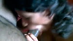 Aunty giving Blowjob to husband