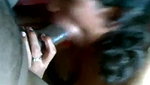 Aunty giving Blowjob to husband