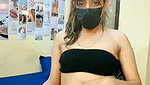 Sexy girl rubing her pussy  showing asshole