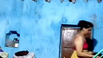 Village aunty Changing dress