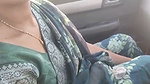 Stranger bhabhi give Handjob in car  cum out