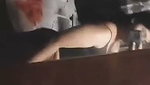 Hot girl showing her big ass  Masturbating in bathroom