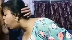 Stepsister giving Blowjob to his own brother at home