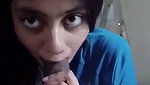 Desi Slim Girl Sucking Big Monster Dick