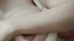 Sexy girl showing her huge boobs
