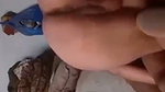 Wife licking husband ass