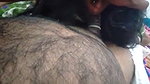 Aunty giving Blowjob Riding her husband cock
