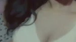 Sexy girl playingw with boob