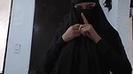 Sexy Muslim lady showing pussy  using dilo