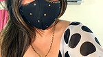 88pink 9 Boobs Shake White Saree Nepali Randi Bhabhi
