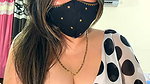 88pink 9 Boobs Shake White Saree Nepali Randi Bhabhi
