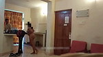 Aunty naked infront to hotel waiter