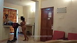 Aunty naked infront to hotel waiter