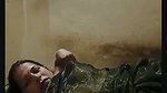 Aunty showing her boobs through transparent saree