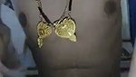 Couple wears mangalsutra  enjoying
