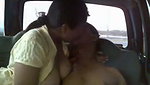 Girlfriend riding inside the car