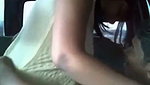 Girlfriend riding inside the car