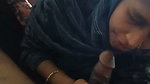Muslim lady giving Blowjob to lover