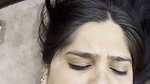 Sexy girl give Blowjob  cum on her face