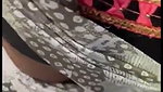 House owner jerking her cock infront of house maid