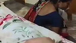 House owner jerking her cock infront of house maid