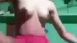 Slim girl undress  show