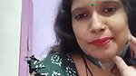 Aunty showing her boobs  pressing