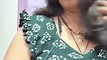 Aunty showing her boobs  pressing