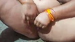 Aunty showing her huge boobs  Masturbating