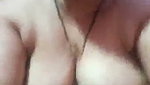 Aunty showing her huge boobs  Masturbating