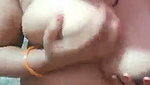 Aunty showing her huge boobs  Masturbating