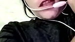 Muslim aunty showing boobs on video call